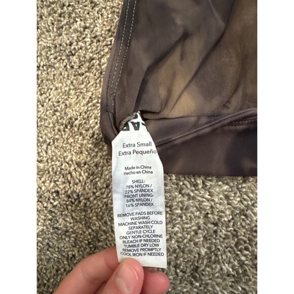 JoyLab Workout Set Leggings Sports Bra Grey Black Women's Size Extra Small - Picture 5 of 5